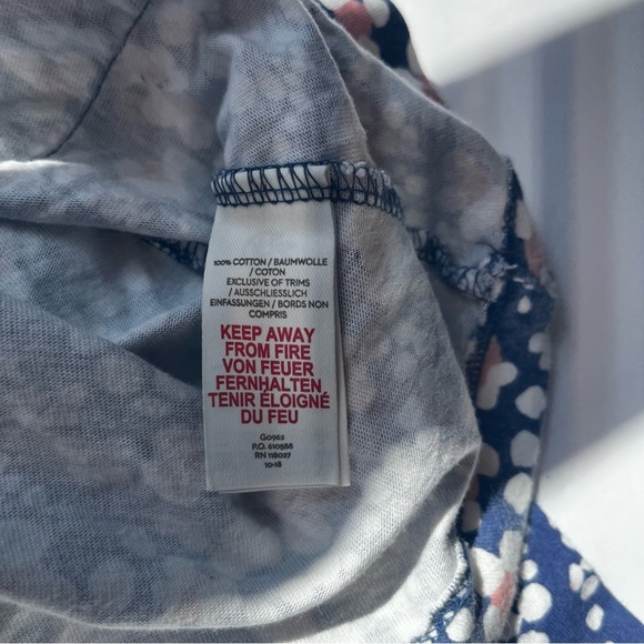 Mini Boden Blue Floral Striped Pockets Dress Size 9-10 140cm - Picture 6 of 8